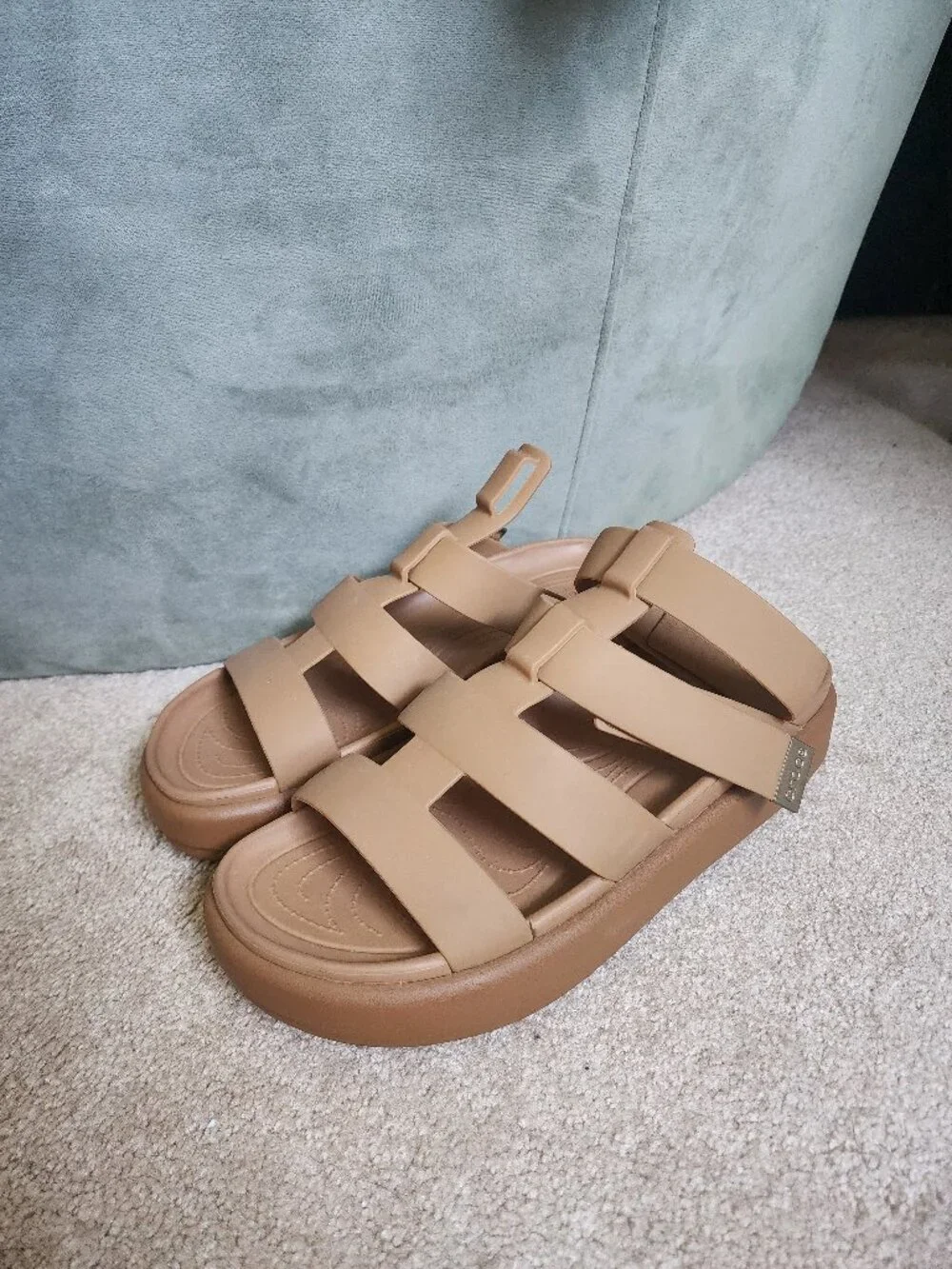 Crocs Brooklyn Luxe Gladiator Sandal  | Women's 11 | New | Missing Strap